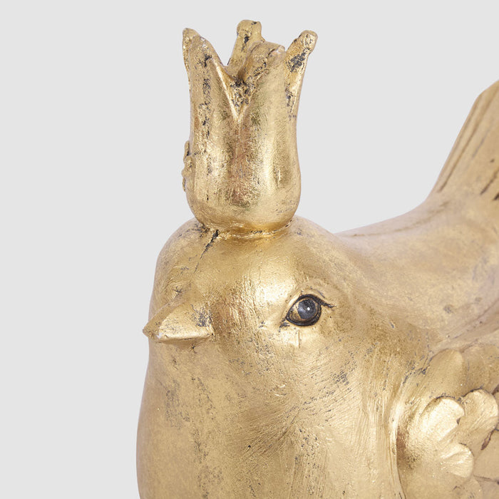 Wooden Golden Bird