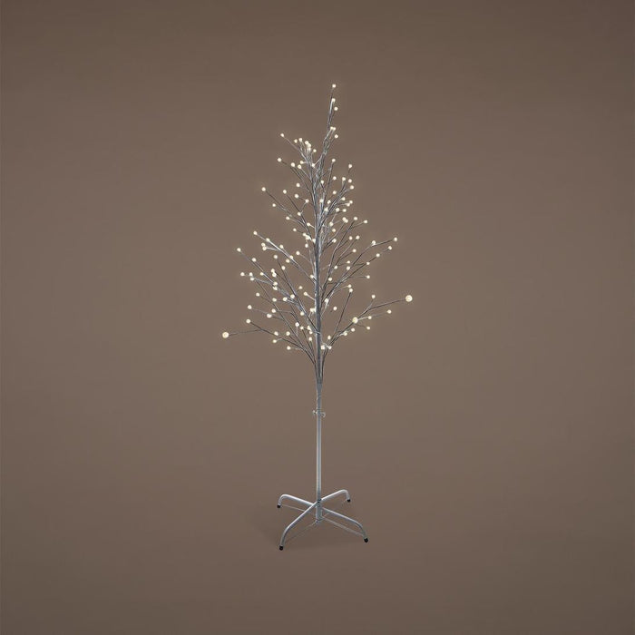 Frosted Ball Tree Brown 183cm