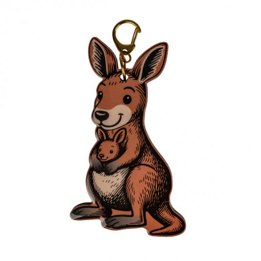 Kangaroo Bottle Opener with Keychain