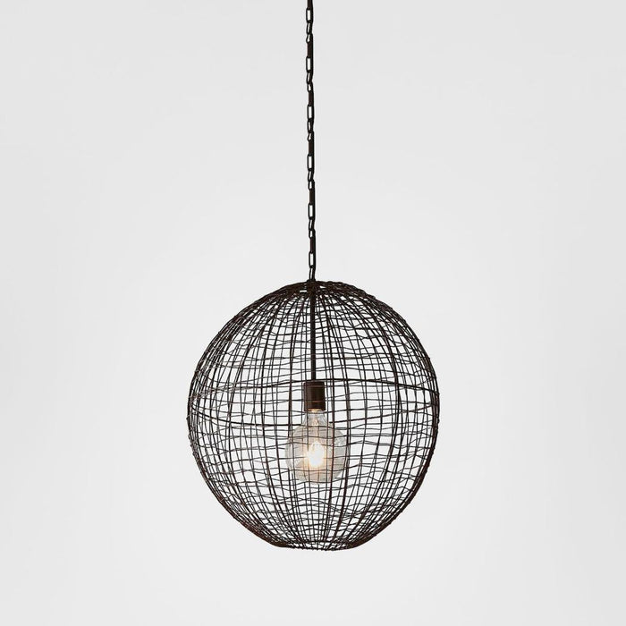 Cray Ball Ceiling Pendant Medium Antique Copper