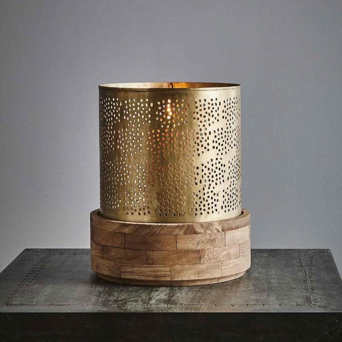 Siena Hurricane Candle Holder Large Antique Brass