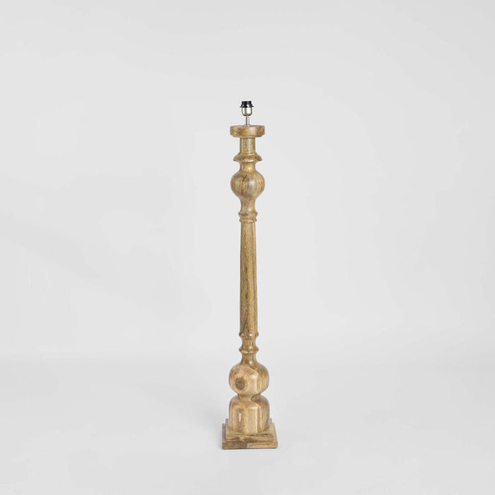 Rook Floor Lamp Base Large Natural- Base Only