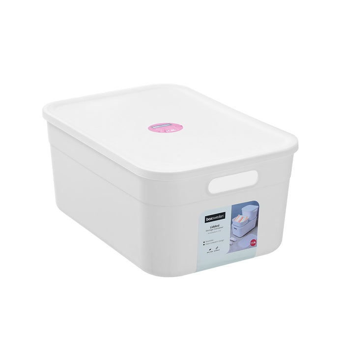 Boxsweden Storage Container Lidded 11.5L 35.5X25X16Cm
