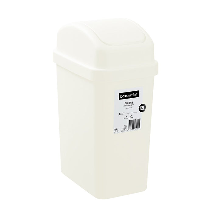 Boxsweden Slim Line Swing Bin 12L