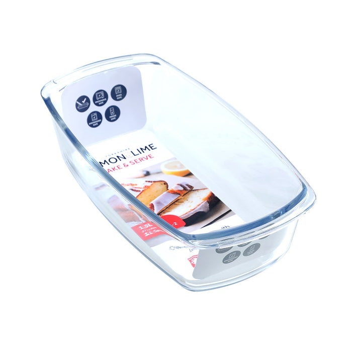 Lemon & Lime YORKSHIRE GLASS BAKEWARE LOAF 1.5L 27X14X7CM