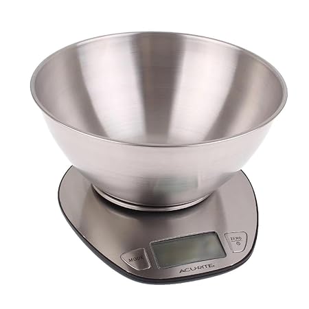 S/S DIGITAL SCALE W/BOWL 1G/5KG