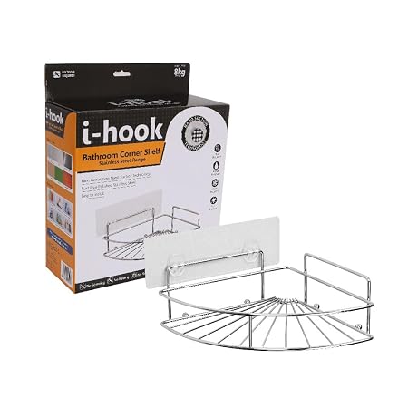 i-hook Bathroom Corner Shelf
