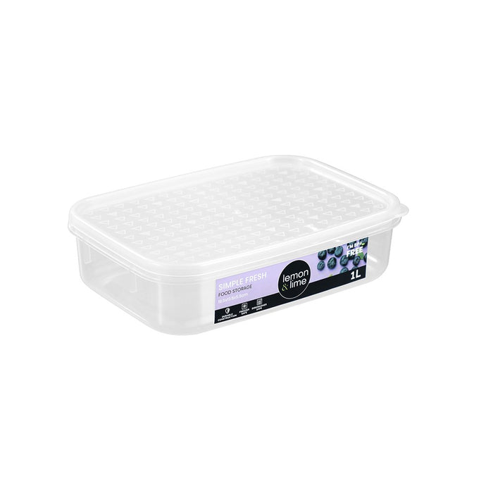 Lemon & Lime SIMPLE FRESH FOOD CONTAINER 1L 19.5X13.5X5.5CM