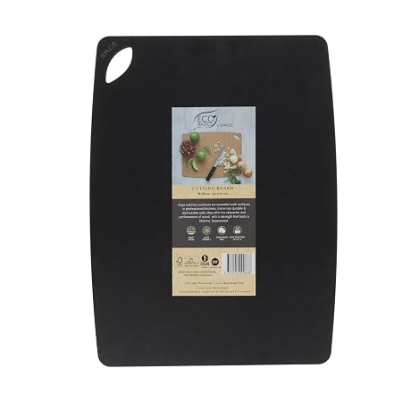 Eco Basics Cutting Board - Medium- Black (40 x 30 x 0.6 cm)