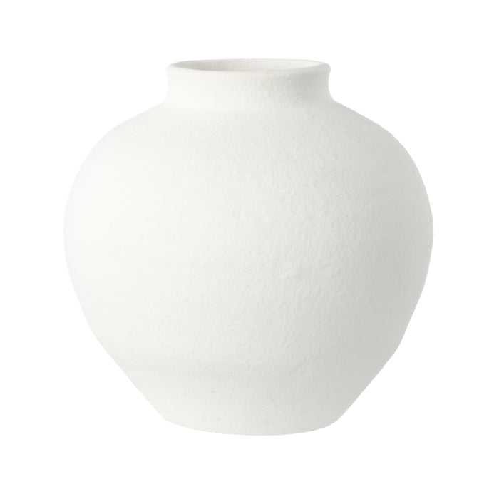 Amalfi Kamari Clay Vase Small White