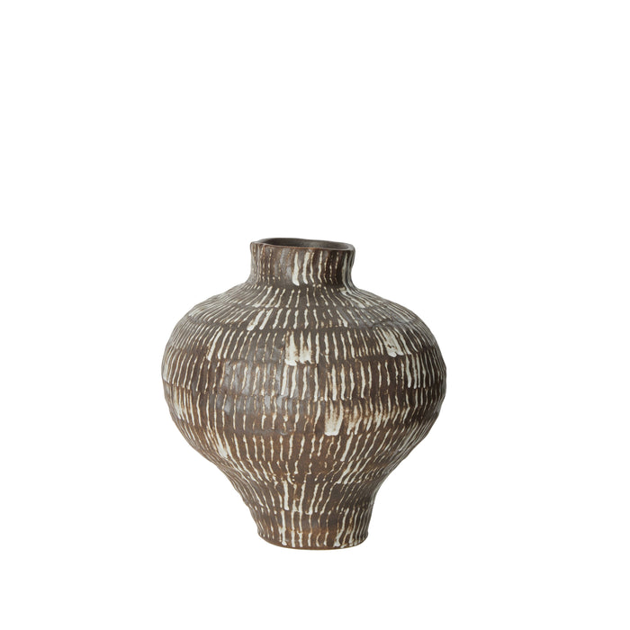 Grand Designs Arbor Vase Collection Brown & White