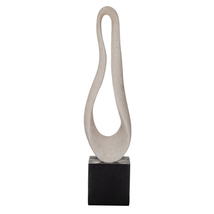 Grand Designs Ryland Sculpture Off White & Black
