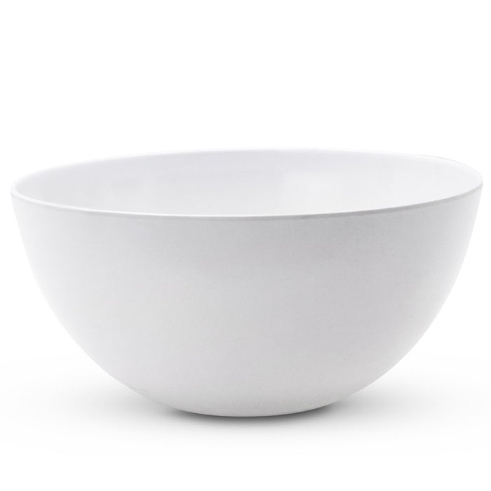 Lemon & Lime MELAMINE ROUND SALAD BOWL LARGE 30CM WHITE