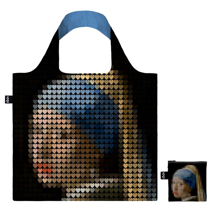LOQI Pix and Love Girl With a Pearl Earring-Bag Multi-Coloured