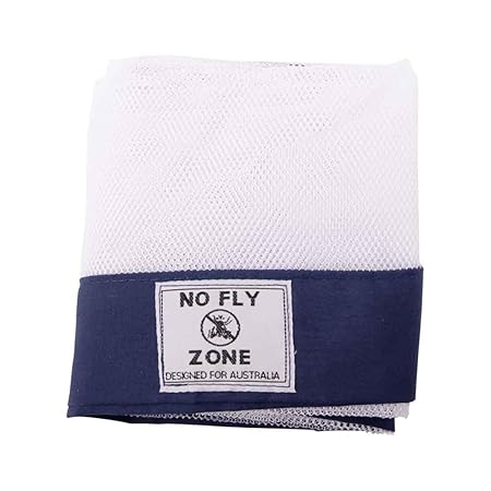 "NO FLY ZONE" TABLE-THROW FOOD COVER NAVY