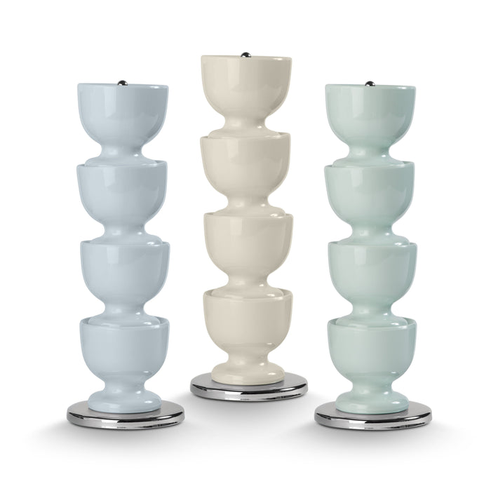 Zeal Stack and Store Egg Cups 4pcs Set 3 Assorted