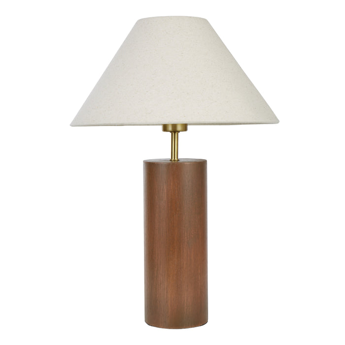 Grand Designs Percival Table Lamp Beige & Brown