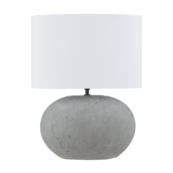 Amalfi Tiras Ceramic Table Lamp Grey