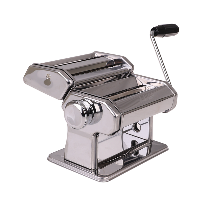 PASTA MACHINE W/DETACHABLE CUTTERS 150MM CHROME