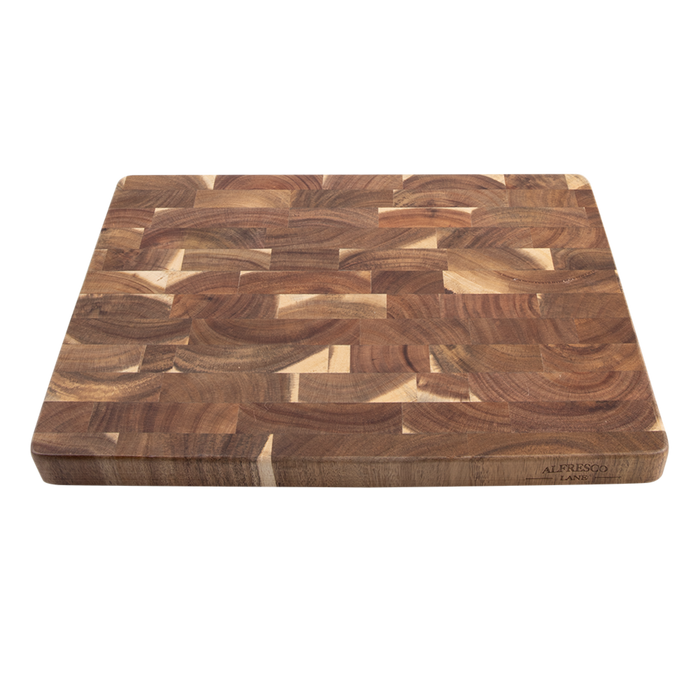 ACACIA WOOD END GRAIN CUTTING BOARD 40 X 30 X 3CM