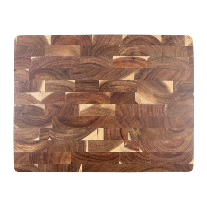 ACACIA WOOD END GRAIN CUTTING BOARD 40 X 30 X 3CM