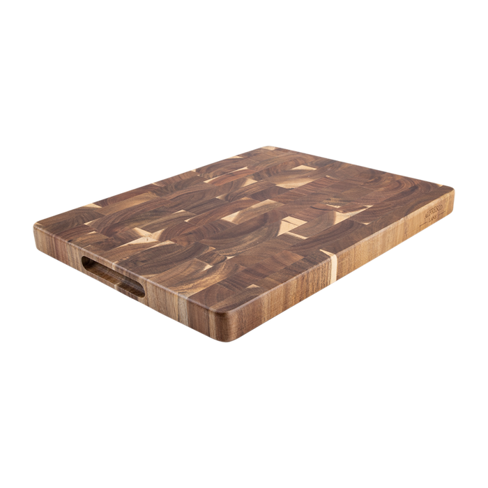 ACACIA WOOD END GRAIN CUTTING BOARD 40 X 30 X 3CM