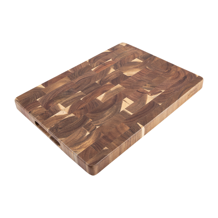 ACACIA WOOD END GRAIN CUTTING BOARD 40 X 30 X 3CM