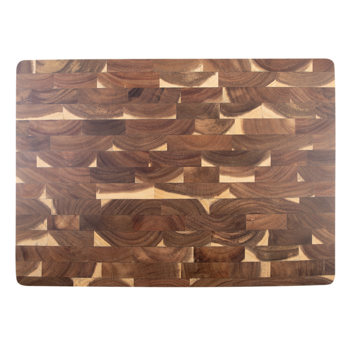 ACACIA WOOD END GRAIN CUTTING BOARD 50 X 35 X 3CM
