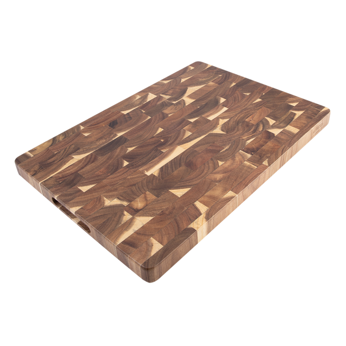 ACACIA WOOD END GRAIN CUTTING BOARD 50 X 35 X 3CM