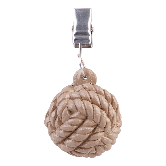 TABLECLOTH WEIGHTS SET 4 - ROPE BALLS NATURAL