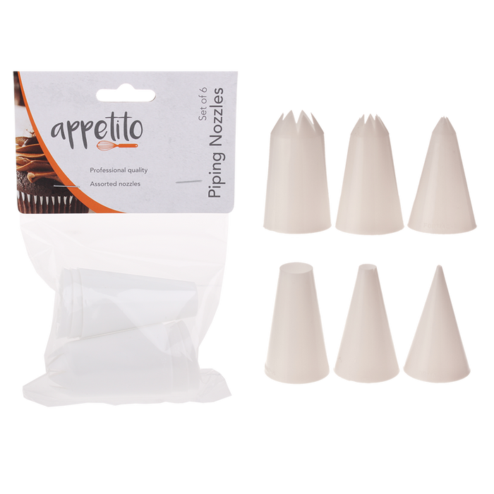 ASST. PLASTIC PIPING NOZZLES SET 6