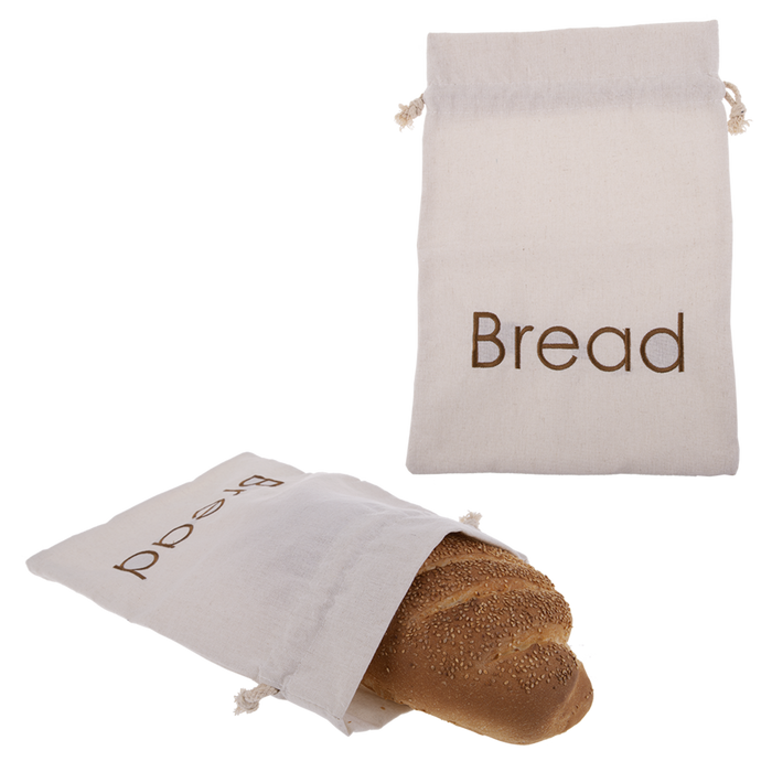 BREAD BAG EMBROIDERED 27.5 X 39CM
