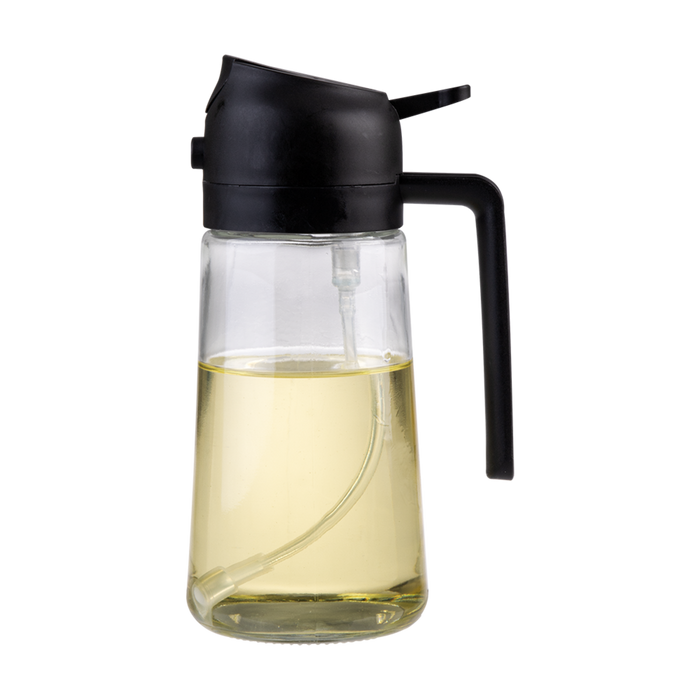 DUAL FUNCTION OIL SPRAYER & POURER BLACK