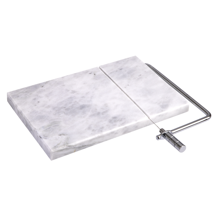 GREY MARBLE CHEESE BOARD SLICER 20 X 13CM