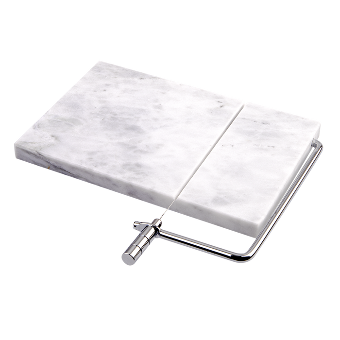 GREY MARBLE CHEESE BOARD SLICER 20 X 13CM