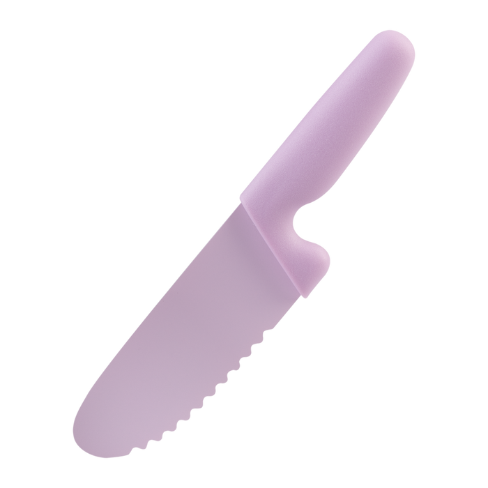 KID'S SAFETY KNIFE W/NON-STICK SERRATED BLADE PINK
