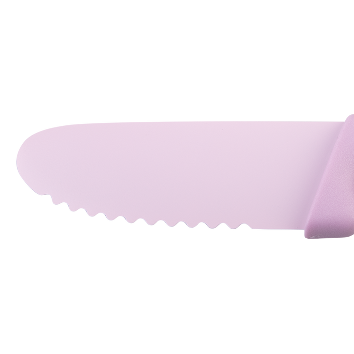 KID'S SAFETY KNIFE W/NON-STICK SERRATED BLADE PINK