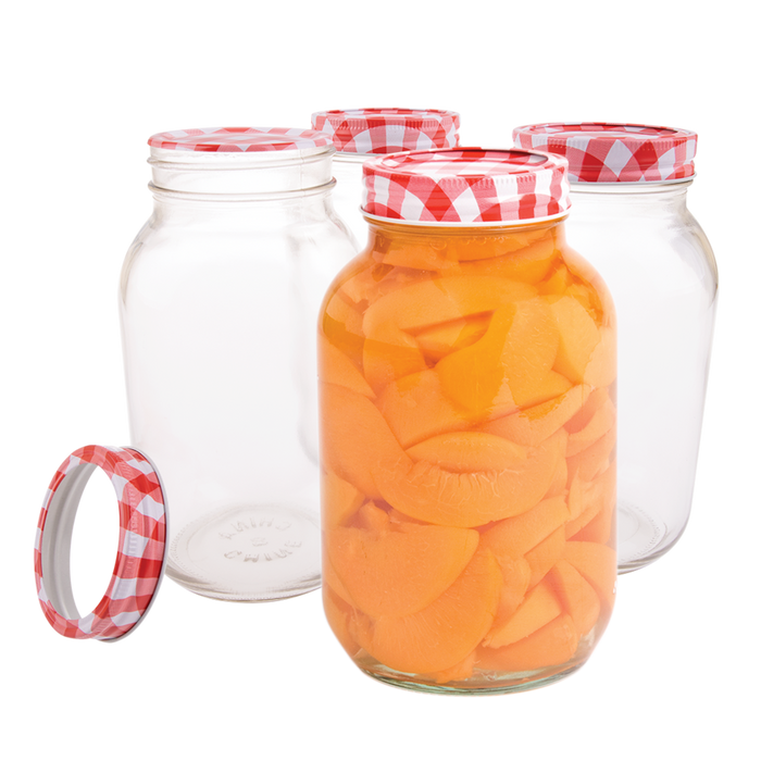 PRESERVING JARS 1L SET 4