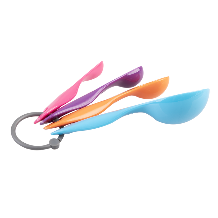 MEASURE SPOONS SET 4 (AUSTRALIAN STANDARDS) MULTI COLOURS