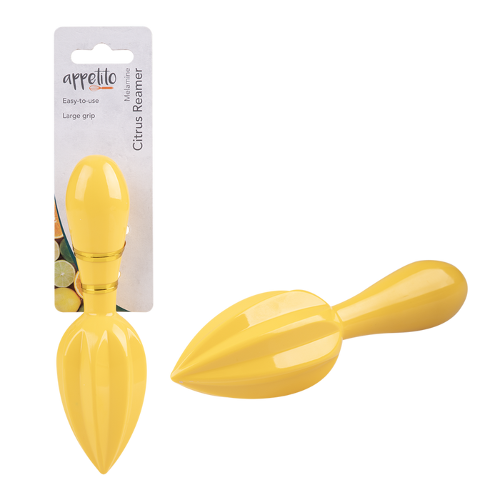 MELAMINE CITRUS REAMER YELLOW
