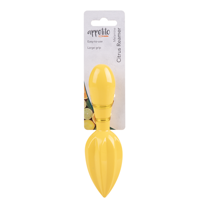 MELAMINE CITRUS REAMER YELLOW