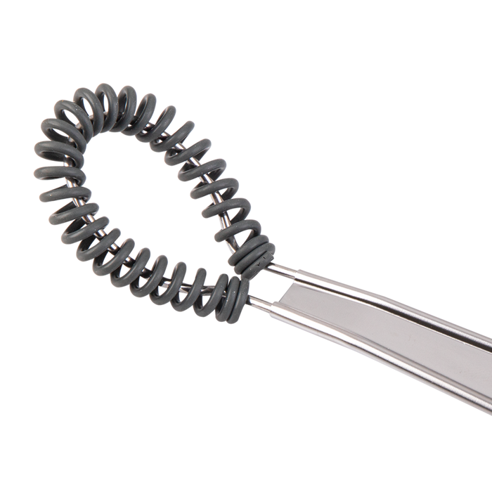 SILICONE LITTLE GEM SAUCE WHISK CHARCOAL GREY