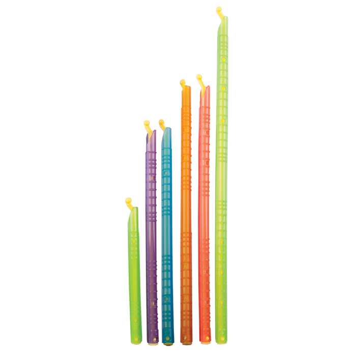 SLIDE & STORE BAG SEALERS SET 6 ASST. COLOURS