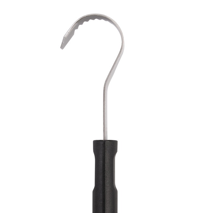 S/S BUTTER CURLER W/ BLACK HANDLE