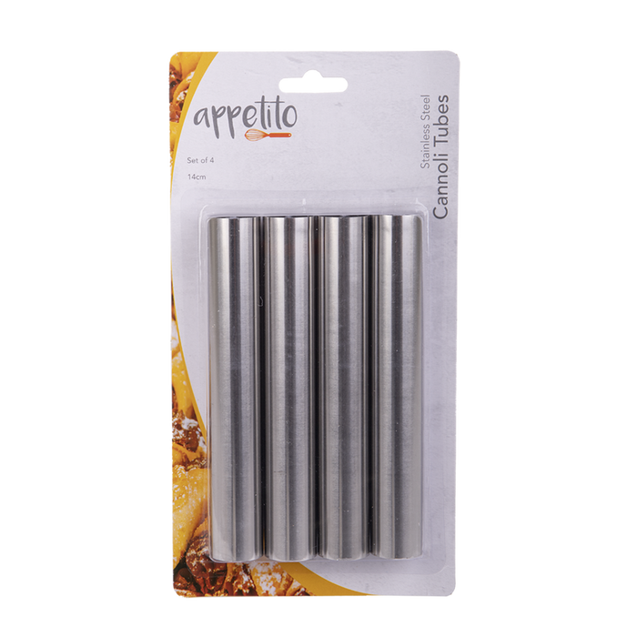 S/S CANNOLI TUBES SET 4
