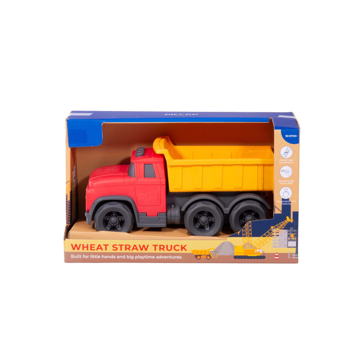 Discovery Zone Wheat Straw Truck Large - Tipper Yellow