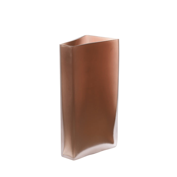 Grand Designs Kalev Glass Vase Large Brown