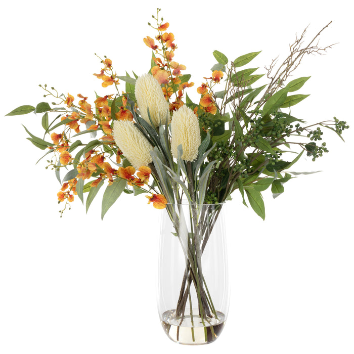 Rogue Dancing Orchid Twistie Branch Mix - Cindy Vase Orange