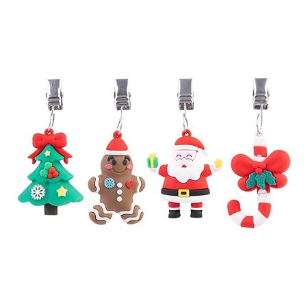 TABLECLOTH WEIGHTS SET 4 - CHRISTMAS