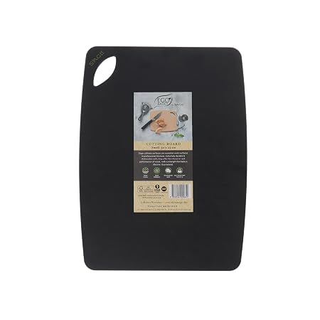 Eco Basics Cutting Board - Small- Black (30 x 23 x 0.6 cm)